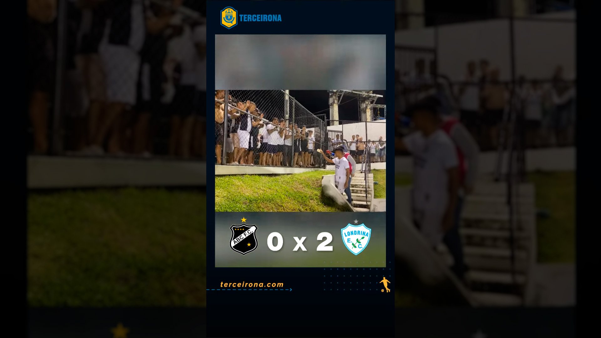 VÍDEO: Jogadores e torcedores do ABC batem boca após derrota