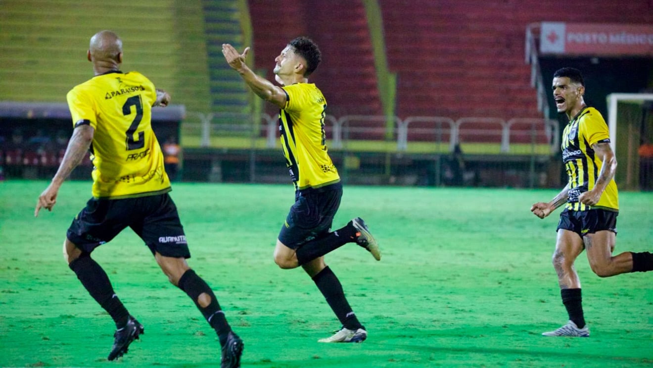 Volta Redonda comemora gol